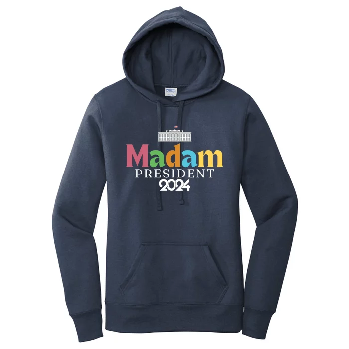 Madam President Colorful White House Gift Women's Pullover Hoodie