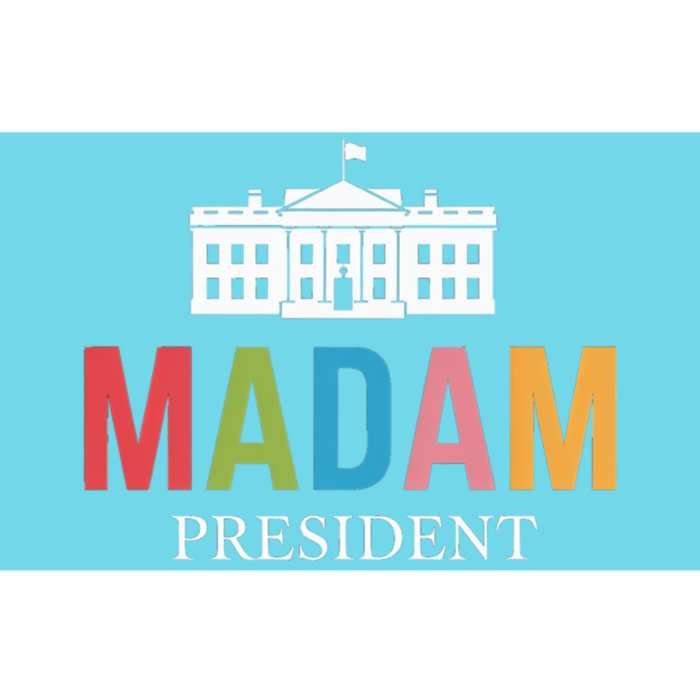 Madam President Colorful White House Leaders Gift Bumper Sticker