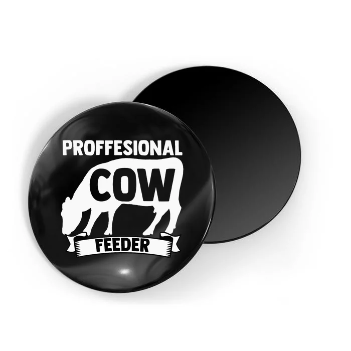 Mooing Professional Cow Feeder Calf Lover Barn Ranch Owner Magnet