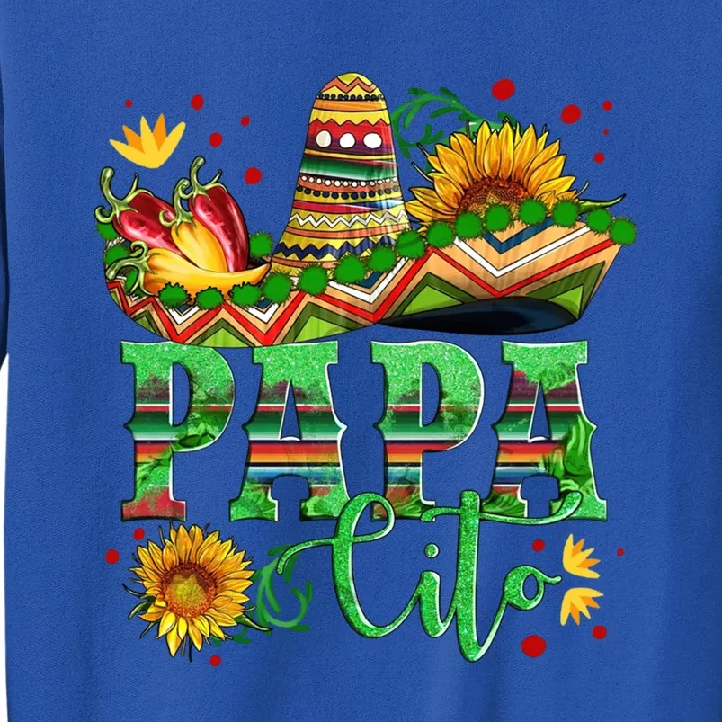 Mexican Papa Cito Flower Sunhat Cute Gift Tall Sweatshirt