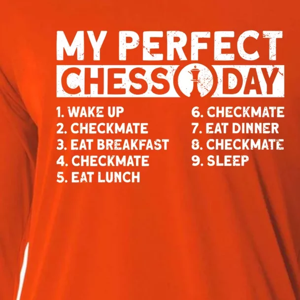 My Perfect Chess Day Gift Cooling Performance Long Sleeve Crew