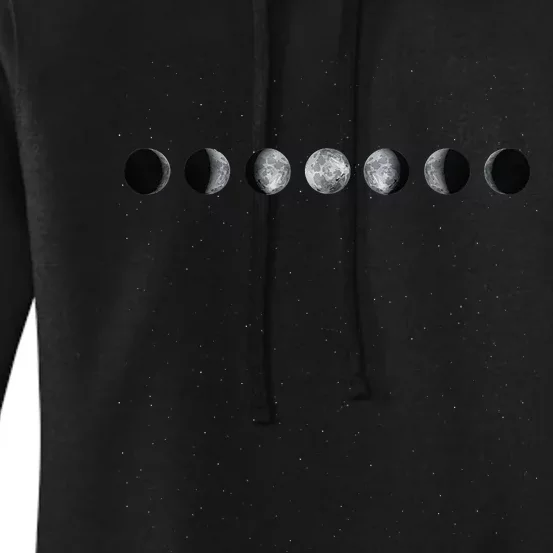 Moon Phase Cycle Phases Of The Moon Astronomy Women's Pullover Hoodie