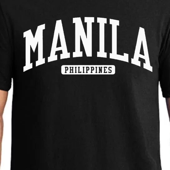 Manila Philippines College University Style Pajama Set