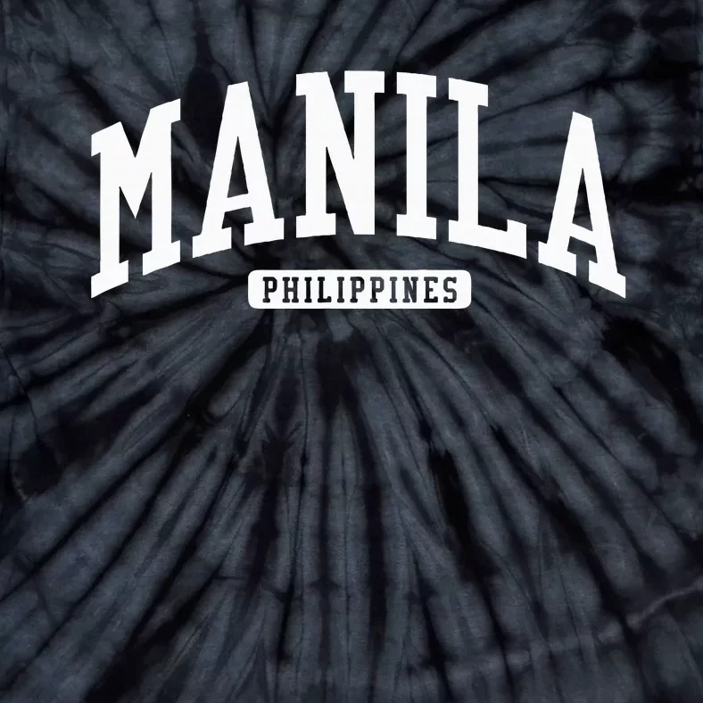 Manila Philippines College University Style Tie-Dye T-Shirt