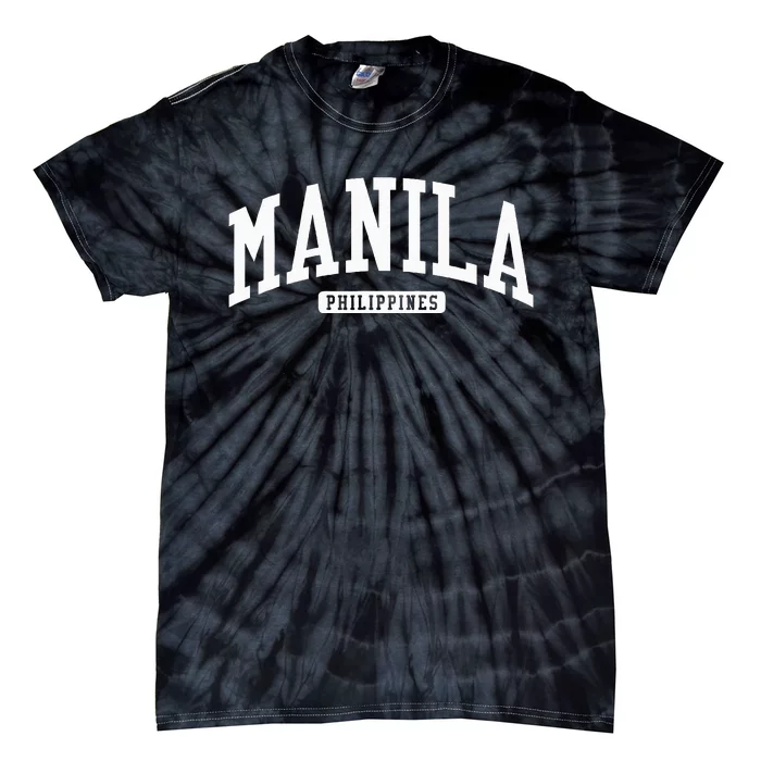 Manila Philippines College University Style Tie-Dye T-Shirt