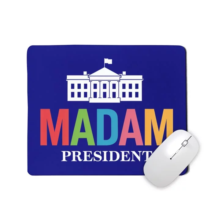 Madam President Colorful White House Politics Power Gift Mousepad