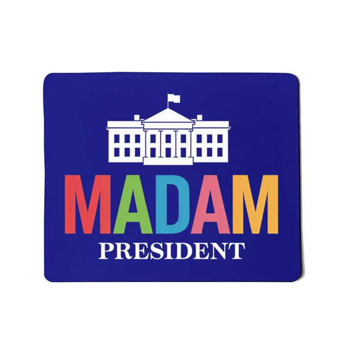 Madam President Colorful White House Politics Power Gift Mousepad