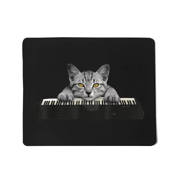 Musician Piano Cat T For Music Lovers Mousepad