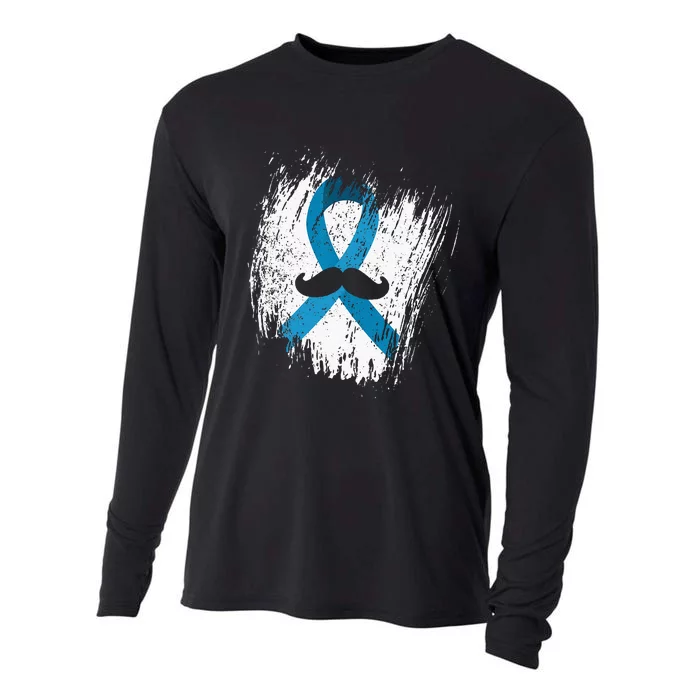 Moustache Prostate Cancer Awareness Cooling Performance Long Sleeve Crew