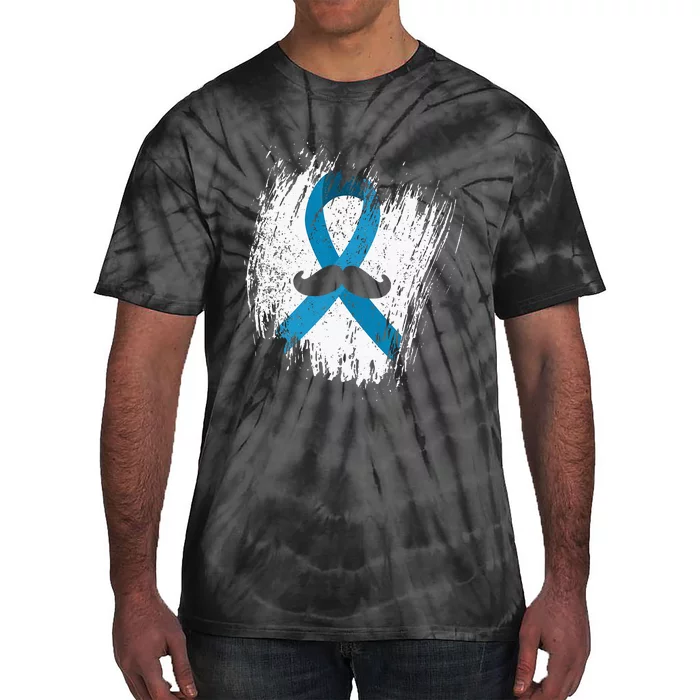 Moustache Prostate Cancer Awareness Tie-Dye T-Shirt