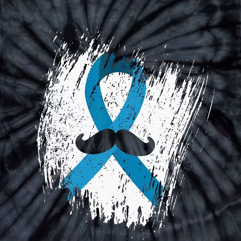 Moustache Prostate Cancer Awareness Tie-Dye T-Shirt