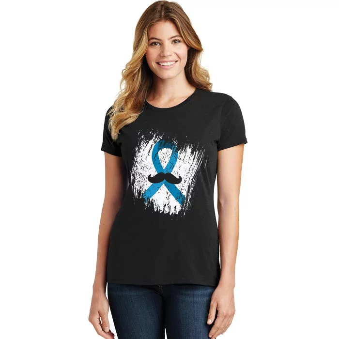 Moustache Prostate Cancer Awareness Women's T-Shirt