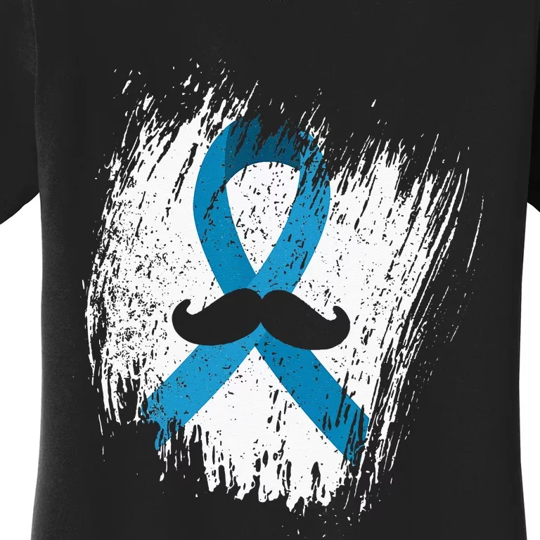 Moustache Prostate Cancer Awareness Women's T-Shirt