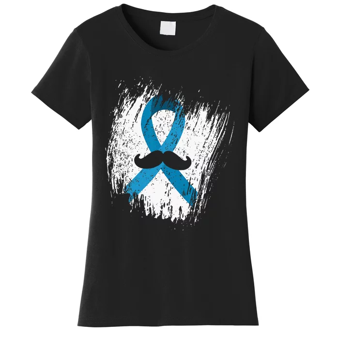 Moustache Prostate Cancer Awareness Women's T-Shirt