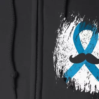 Moustache Prostate Cancer Awareness Full Zip Hoodie