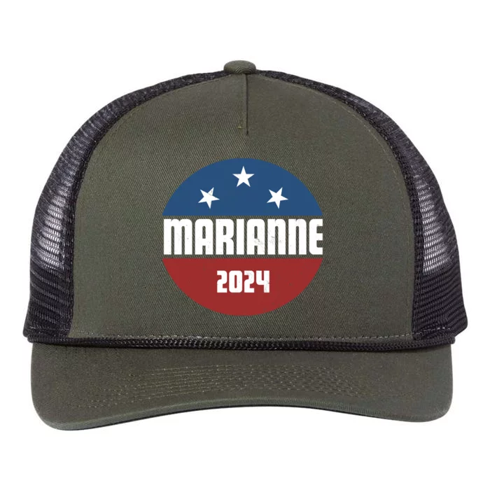 Marianne Presidential Candidate 2024 Retro Rope Trucker Hat Cap