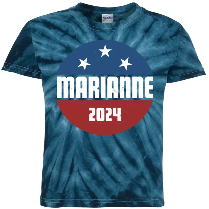 Marianne Presidential Candidate 2024 Kids Tie-Dye T-Shirt