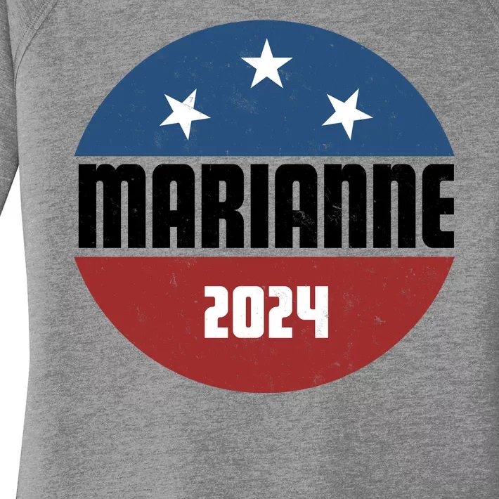 Marianne Presidential Candidate 2024 Women's Perfect Tri Tunic Long Sleeve Shirt