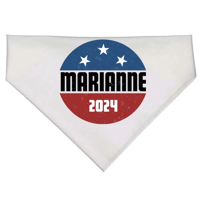 Marianne Presidential Candidate 2024 USA-Made Doggie Bandana