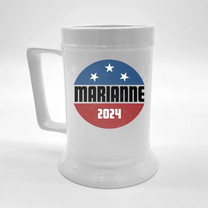 Marianne Presidential Candidate 2024 Front & Back Beer Stein