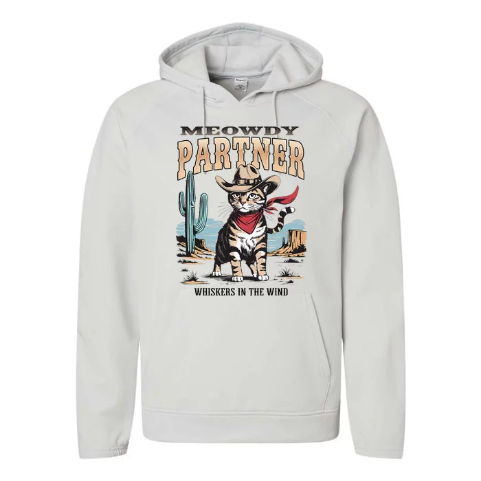 Meowdy Partner Cow Gift Performance Fleece Hoodie