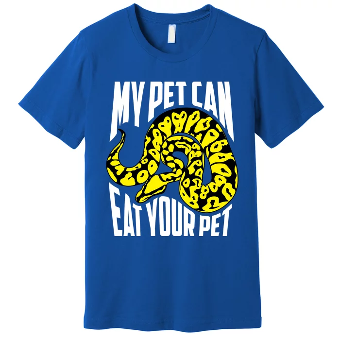 My Pet Can Eat Your Pet Gift Cute Reptile Lover Gift Premium T-Shirt