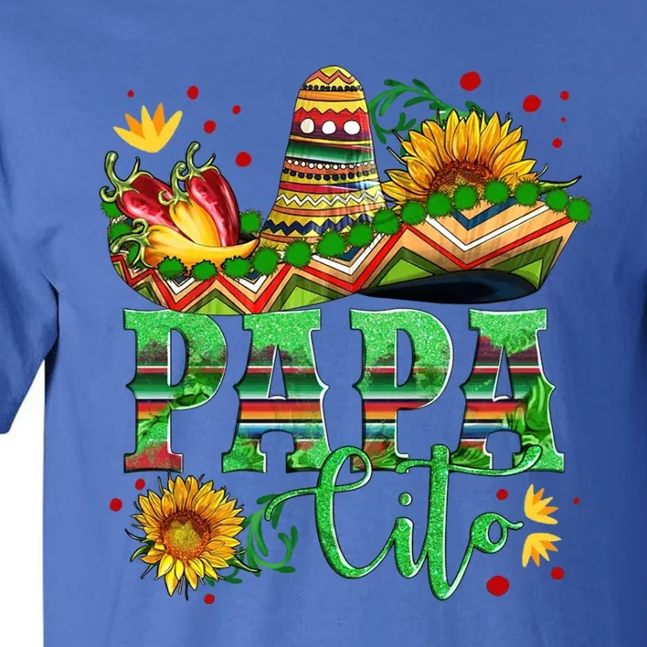 Mexican Papa Cito Flower Sunhat Cute Gift Tall T-Shirt