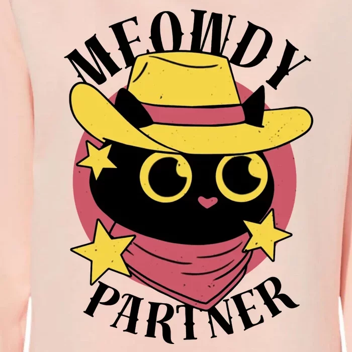 Meowdy Partner Country Cat Womens California Wash Sweatshirt