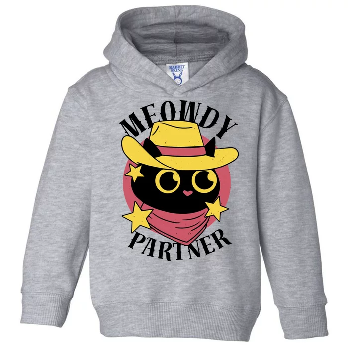 Meowdy Partner Country Cat Toddler Hoodie