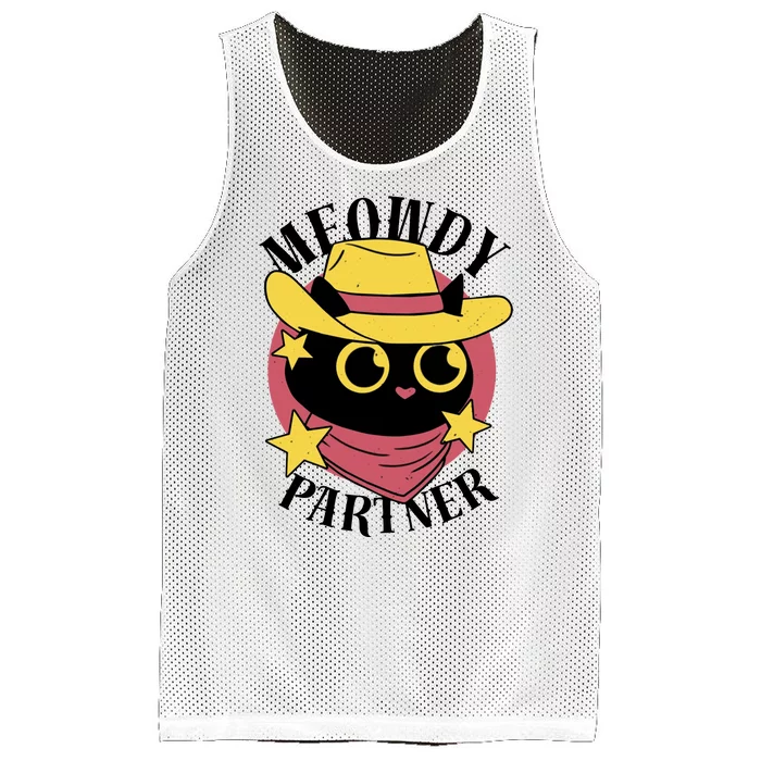 Meowdy Partner Country Cat Mesh Reversible Basketball Jersey Tank