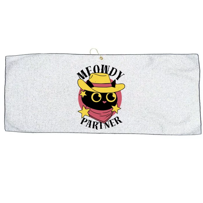 Meowdy Partner Country Cat Large Microfiber Waffle Golf Towel