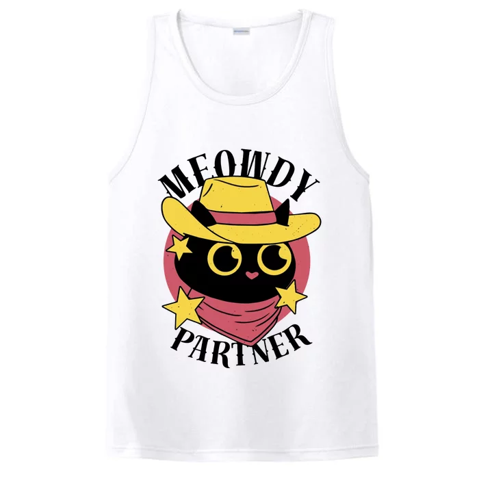 Meowdy Partner Country Cat Performance Tank