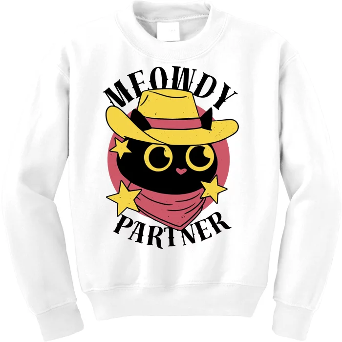 Meowdy Partner Country Cat Kids Sweatshirt