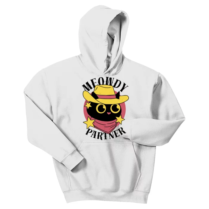 Meowdy Partner Country Cat Kids Hoodie