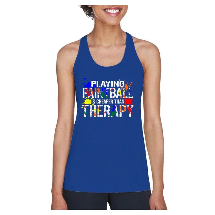 Matching Paintball Clothing For Art Moms Dads Teachers Great Gift Women's Racerback Tank