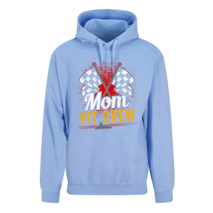 Mom Pit Crew Gift Pit Crew Gift Pit Crew Gift Unisex Surf Hoodie