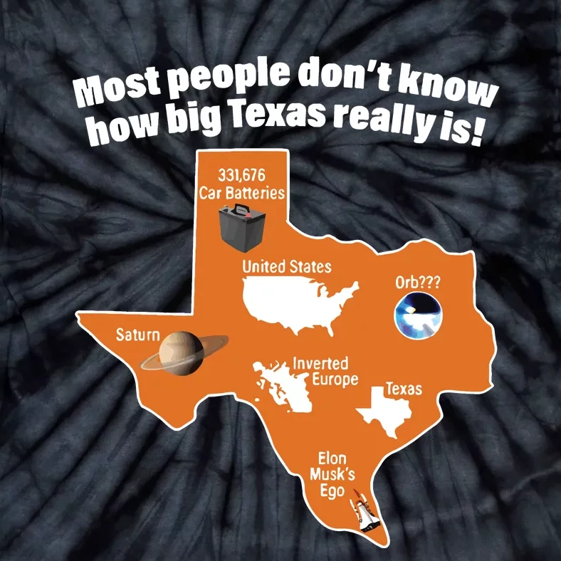 Most People Dont Know How Big Texas Really Is New Tie-Dye T-Shirt