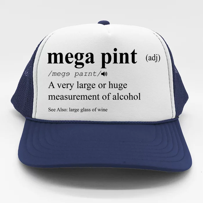 Mega Pint Definition Johnny Depp Trucker Hat