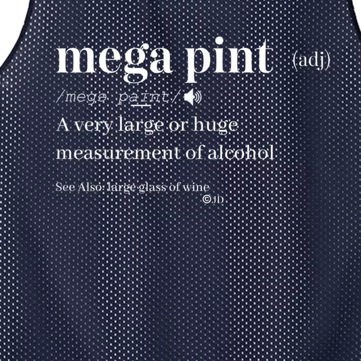 Mega Pint Definition Mesh Reversible Basketball Jersey Tank