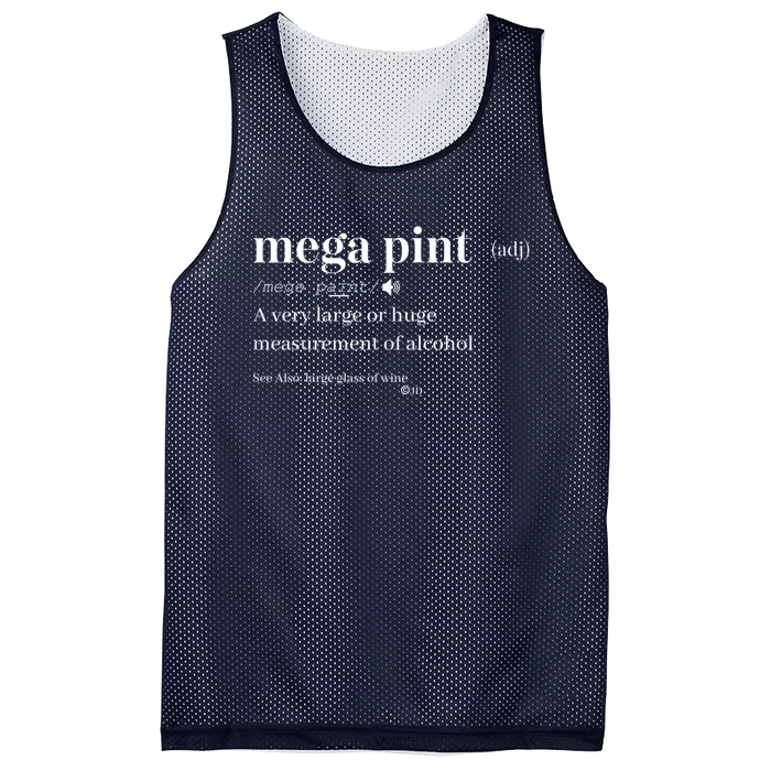 Mega Pint Definition Mesh Reversible Basketball Jersey Tank