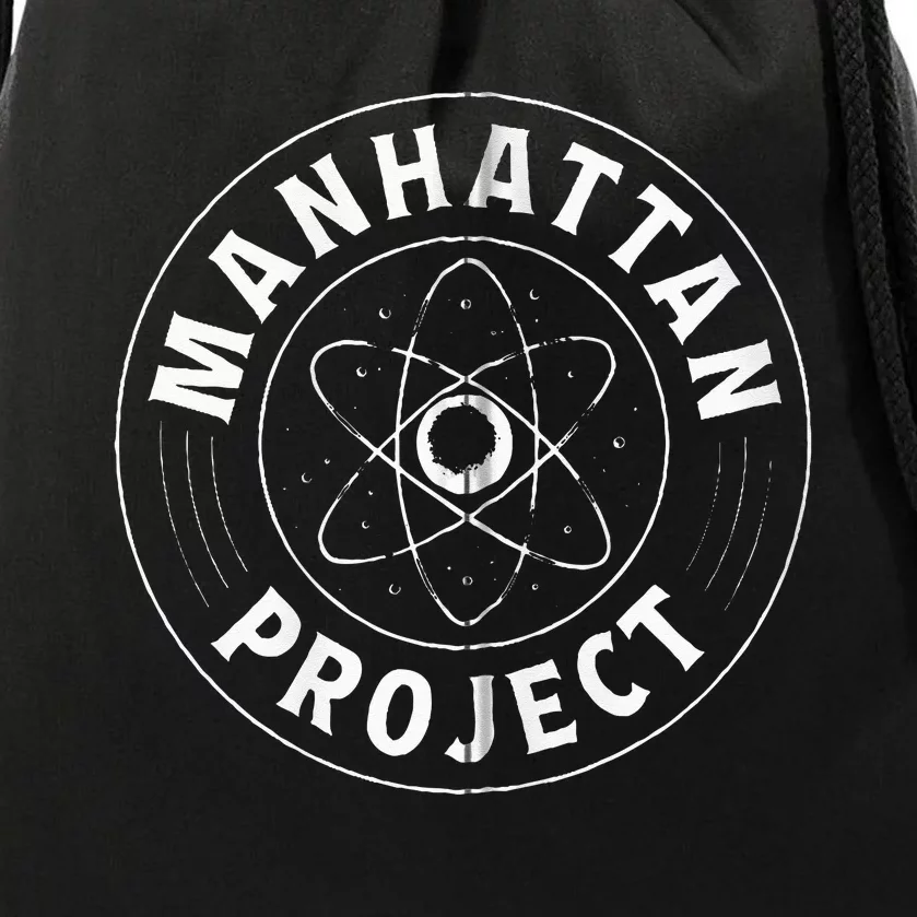 Manhattan Project Design Atomic Energy Bomb Drawstring Bag