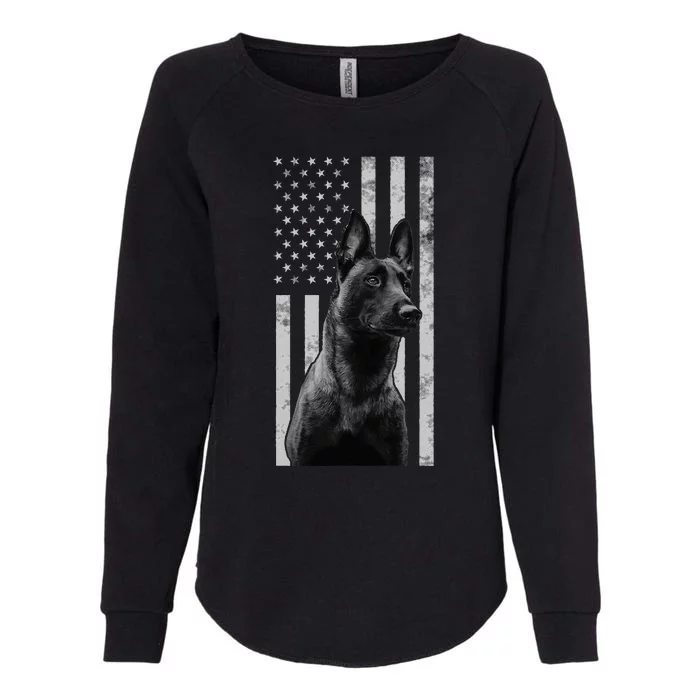 Malinois Police Dog Proud Owner USA K9 Police Canine Handler Womens California Wash Sweatshirt