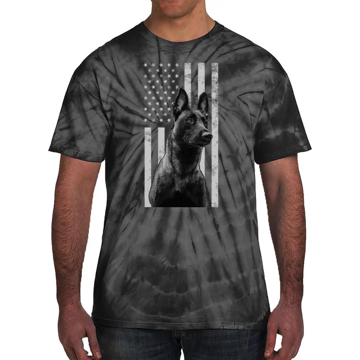 Malinois Police Dog Proud Owner USA K9 Police Canine Handler Tie-Dye T-Shirt