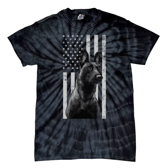 Malinois Police Dog Proud Owner USA K9 Police Canine Handler Tie-Dye T-Shirt