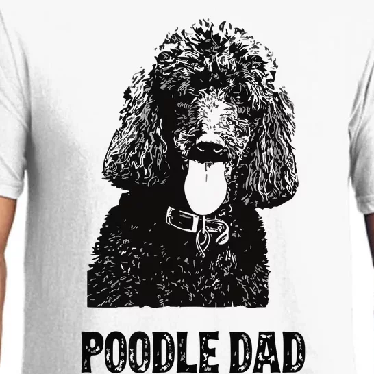 Men Poodle Dad Standard Poodle Dad Pajama Set