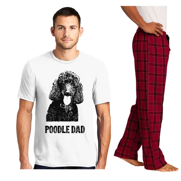 Men Poodle Dad Standard Poodle Dad Pajama Set