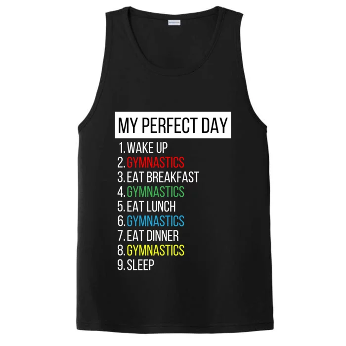 My Perfect Day Gymnastics Gift Performance Tank