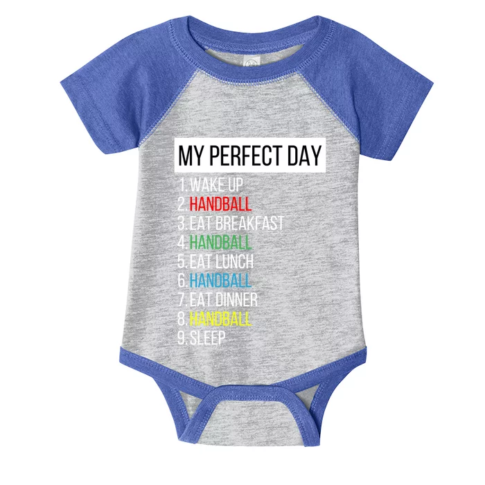 My Perfect Day Handball Gift Infant Baby Jersey Bodysuit