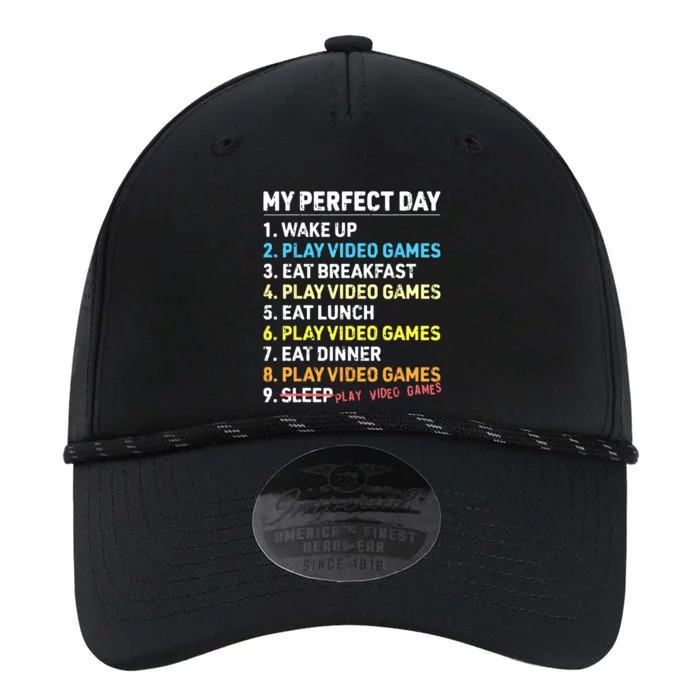 My Perfect Day Video Games Funny Gamer Gaming Performance The Dyno Cap