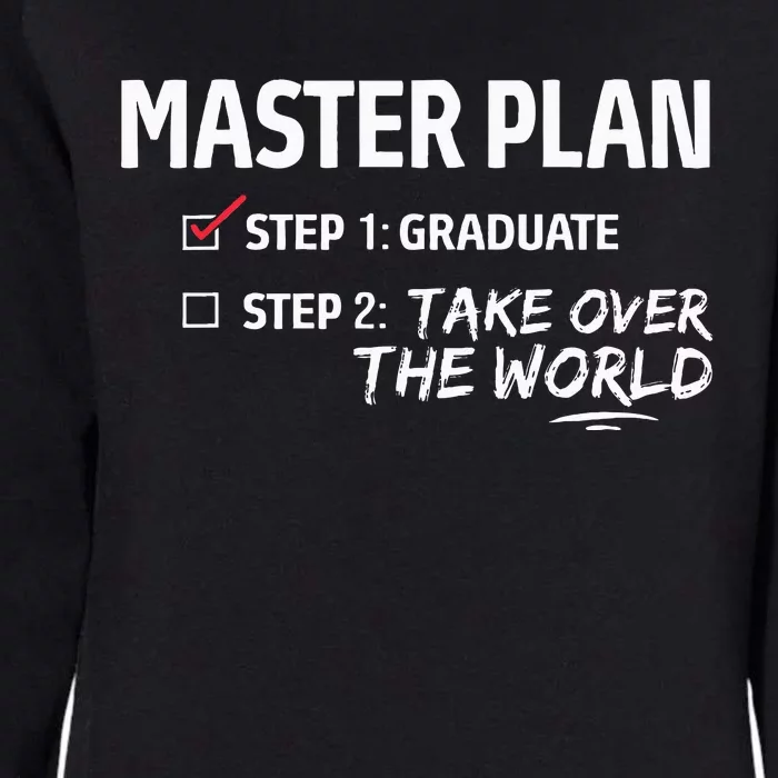 Master Plan Degree Academic Diploma Graduation Mba Graduate Womens California Wash Sweatshirt